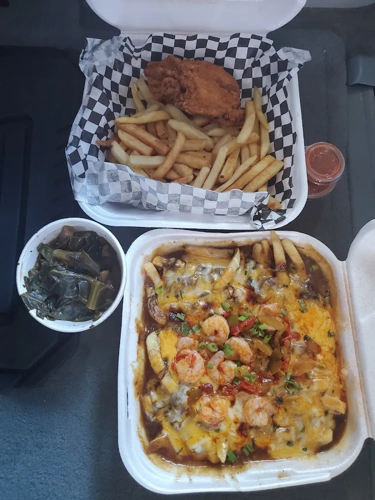 Gumbo Fries & Chicken and Fries
